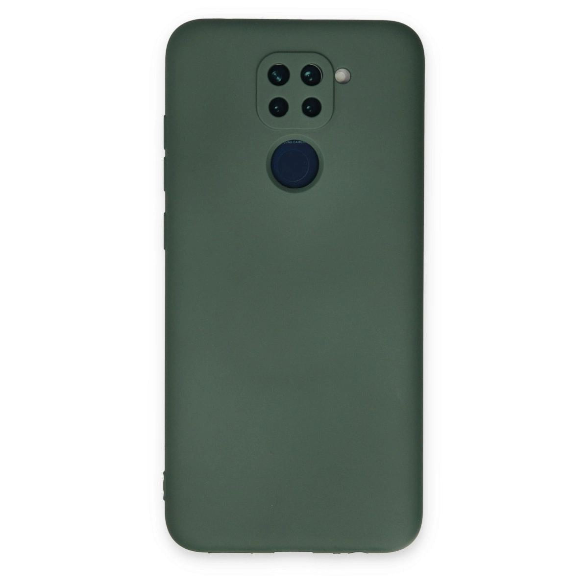 Xiaomi Redmi Note 9 Kılıf Nano İçi Kadife Silikon - Koyu Yeşil