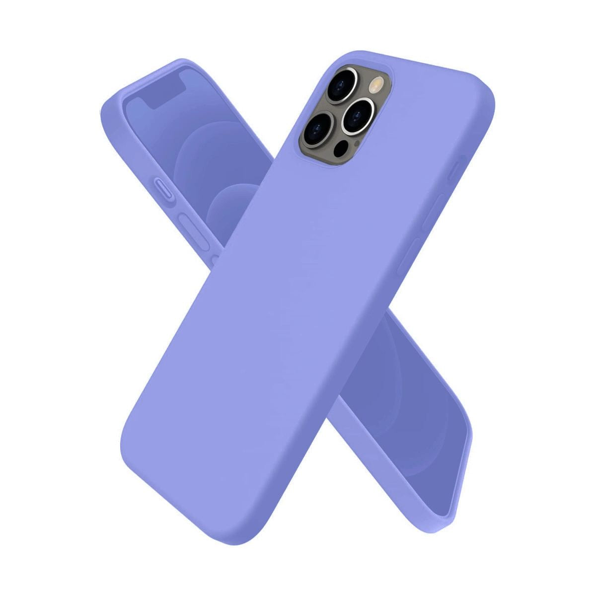 Apple İphone 12 Pro Kılıf First Silikon - Mor