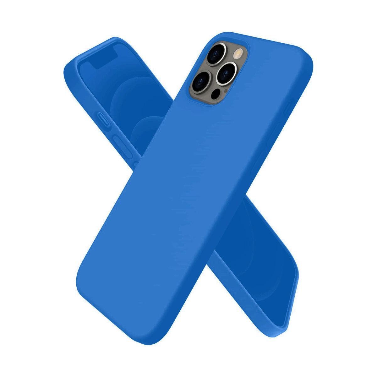Apple İphone 12 Pro Kılıf First Silikon - Mavi