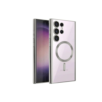 Samsung Galaxy S24 Ultra Kılıf Kross Magneticsafe Kapak - Gümüş