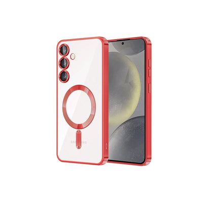 Samsung Galaxy S24 Kılıf Kross Magneticsafe Kapak - Kırmızı