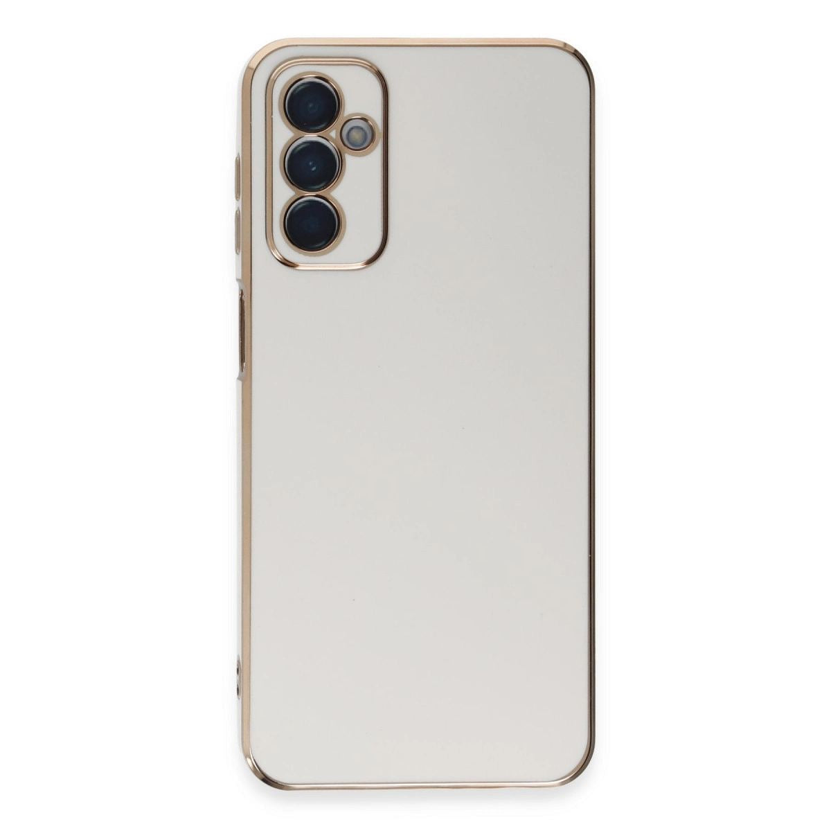 Samsung Galaxy A14 4g Kılıf Volet Silikon - Beyaz