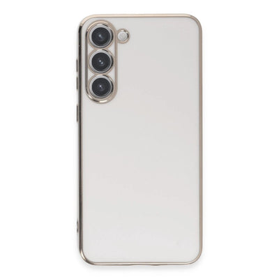 Samsung Galaxy S23 Kılıf Volet Silikon - Beyaz