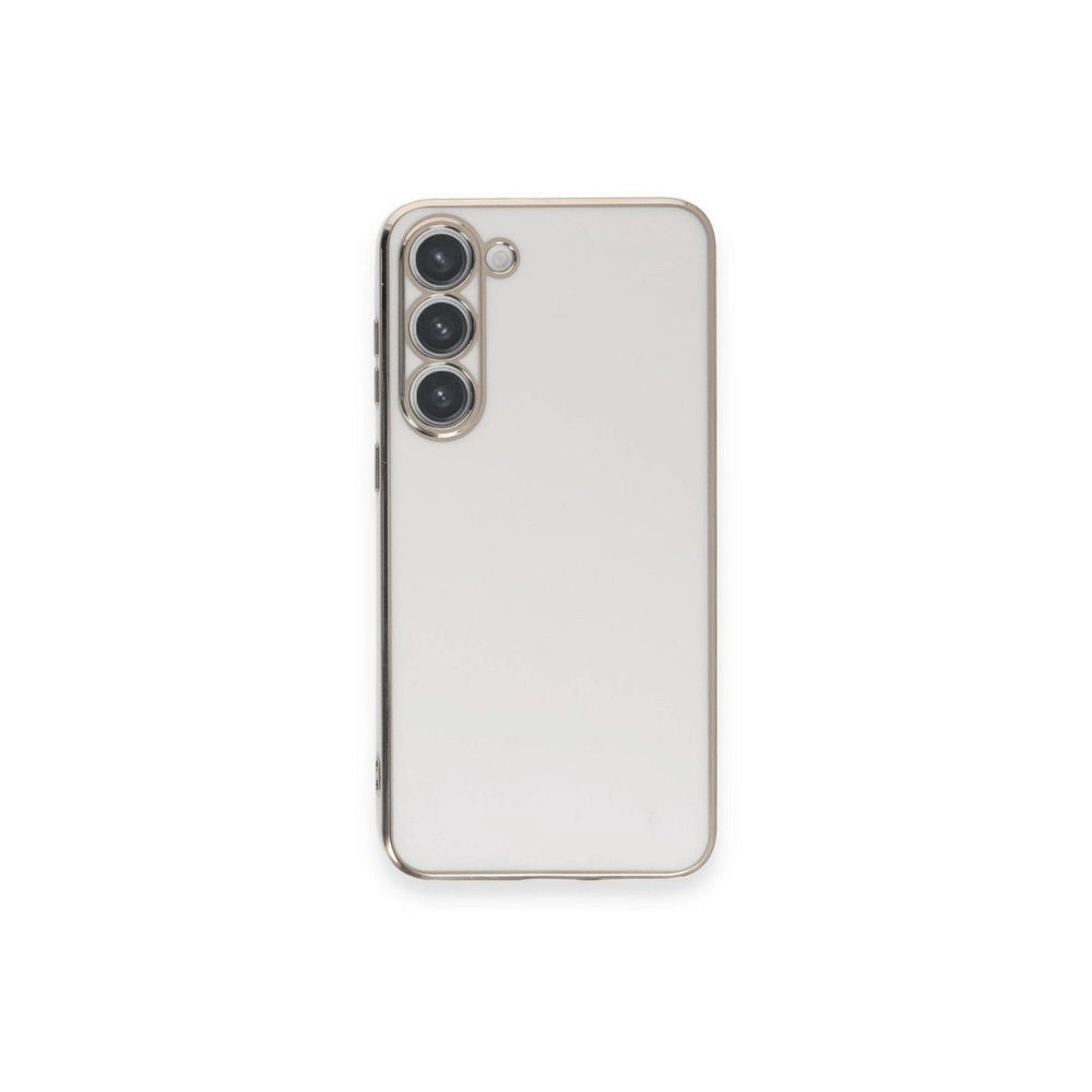 Samsung Galaxy S23 Plus Kılıf Volet Silikon - Beyaz