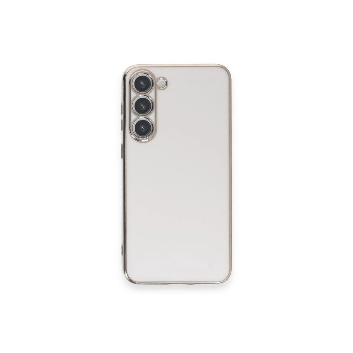 Samsung Galaxy S23 Plus Kılıf Volet Silikon - Beyaz