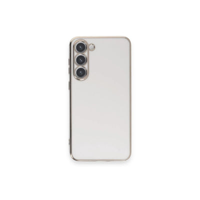 Samsung Galaxy S23 Plus Kılıf Volet Silikon - Beyaz