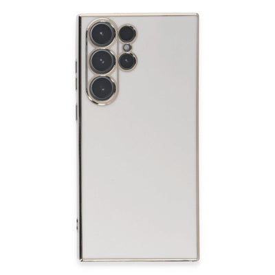 Samsung Galaxy S23 Ultra Kılıf Volet Silikon - Beyaz