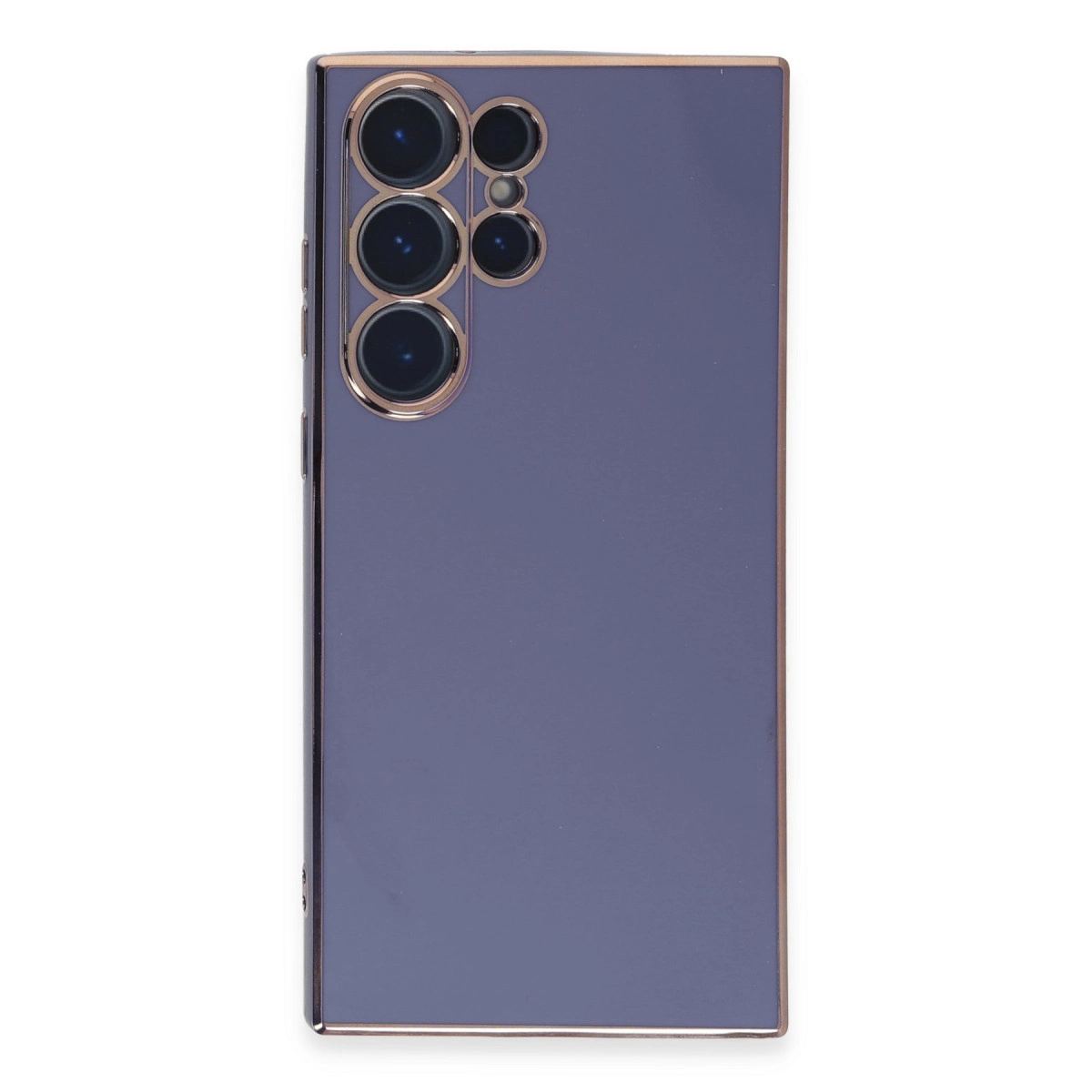 Samsung Galaxy S23 Ultra Kılıf Volet Silikon - Mavi