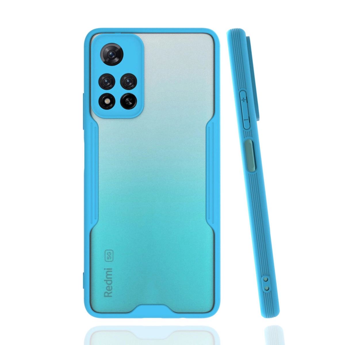 Xiaomi Redmi Note 11 Pro Plus 5g Kılıf Platin Silikon - Mavi