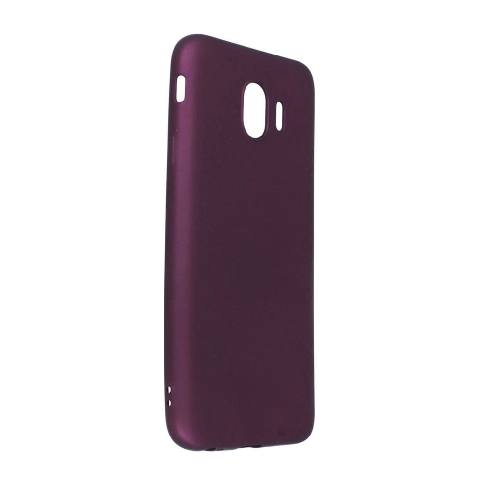 Samsung Galaxy J4 Kılıf First Silikon - Mürdüm