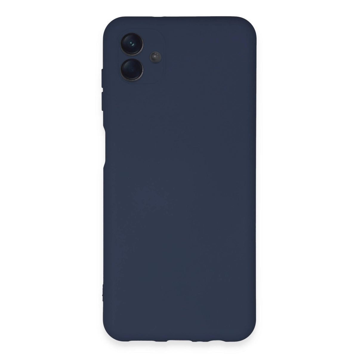 Samsung Galaxy A04e Kılıf Nano İçi Kadife Silikon - Lacivert