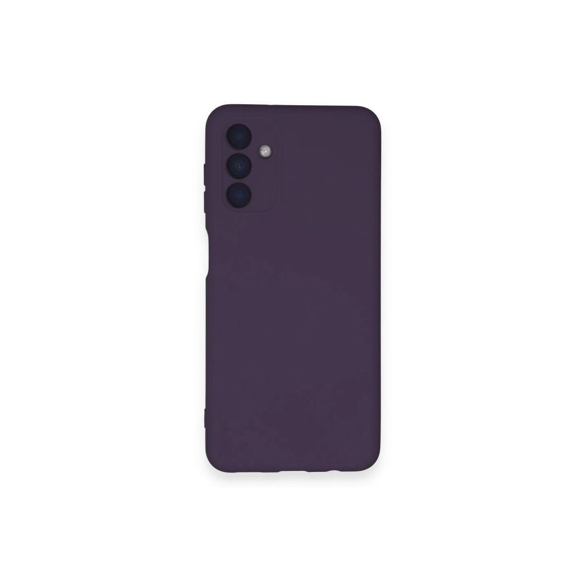 Samsung Galaxy A14 4g Kılıf Nano İçi Kadife Silikon - Mor