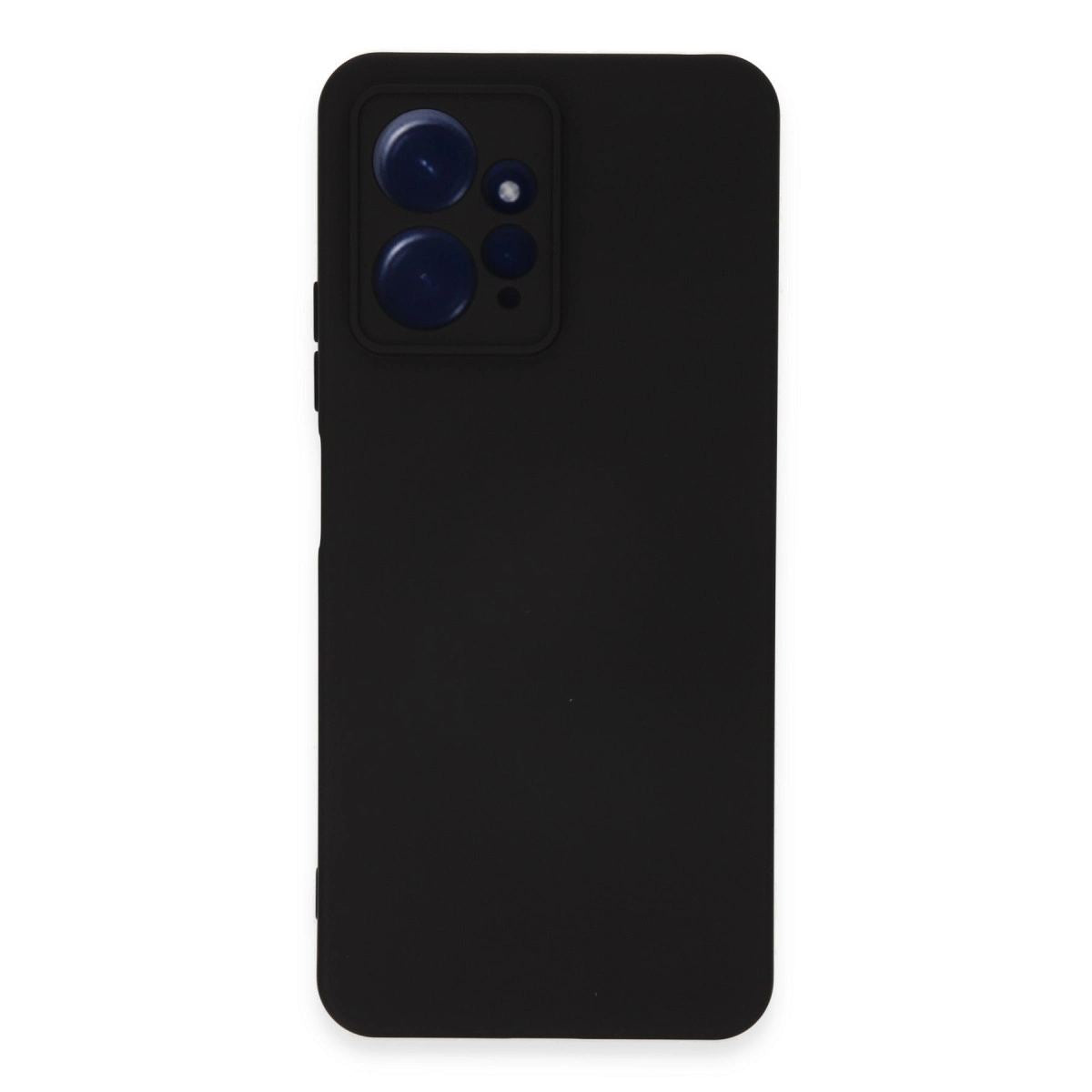 Xiaomi Redmi Note 12 4g Kılıf Nano İçi Kadife Silikon - Siyah