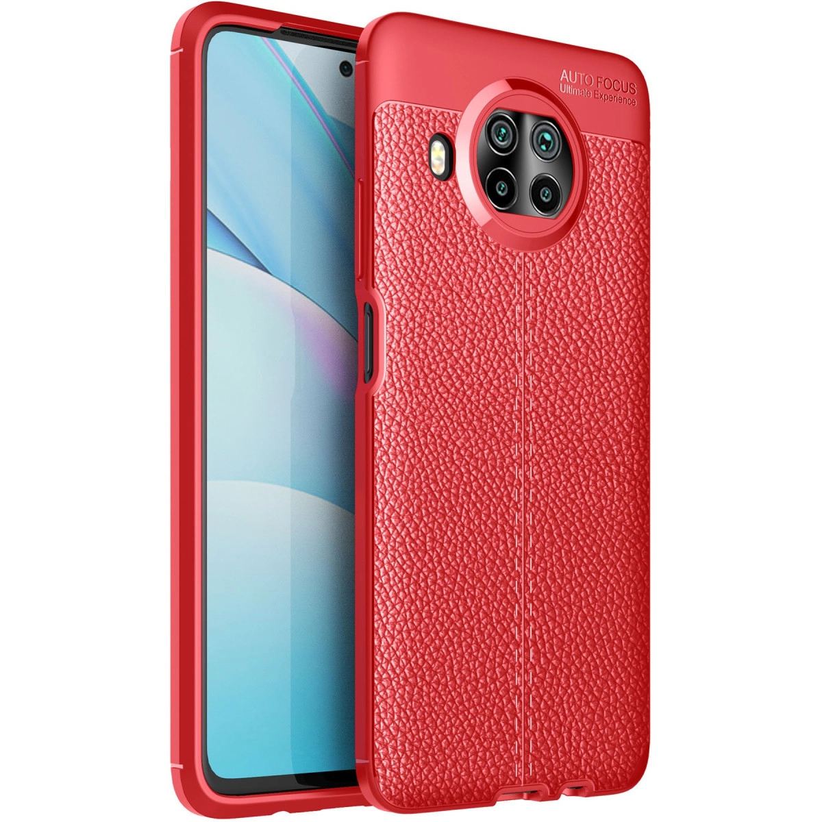 Xiaomi Mi 10t Lite Kılıf Auto Focus Kapak - Kırmızı