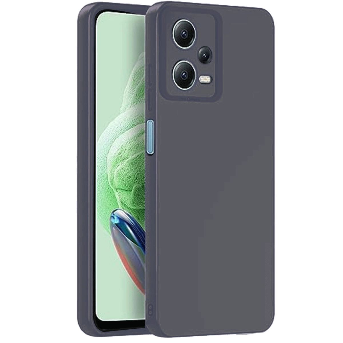Xiaomi Redmi Note 12 Pro 5g Kılıf Nano İçi Kadife Silikon - Gri
