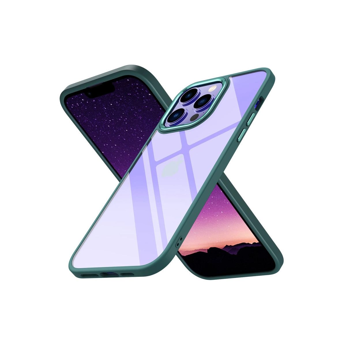 Apple İphone 14 Pro Kılıf Power Silikon - Koyu Yeşil