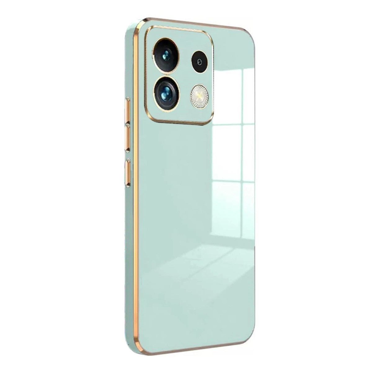 Xiaomi Poco M6 Pro 4g Kılıf Volet Silikon - Açık Yeşil