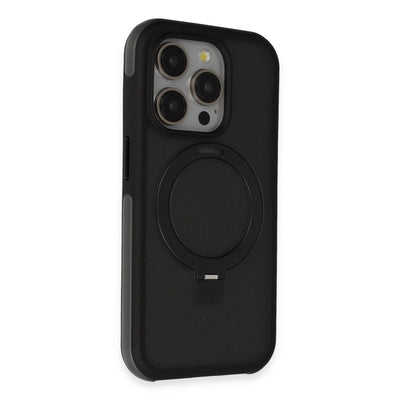 Joko Apple İphone 15 Pro Max Zorda Airbag Magsafe Standlı Kapak - Siyah