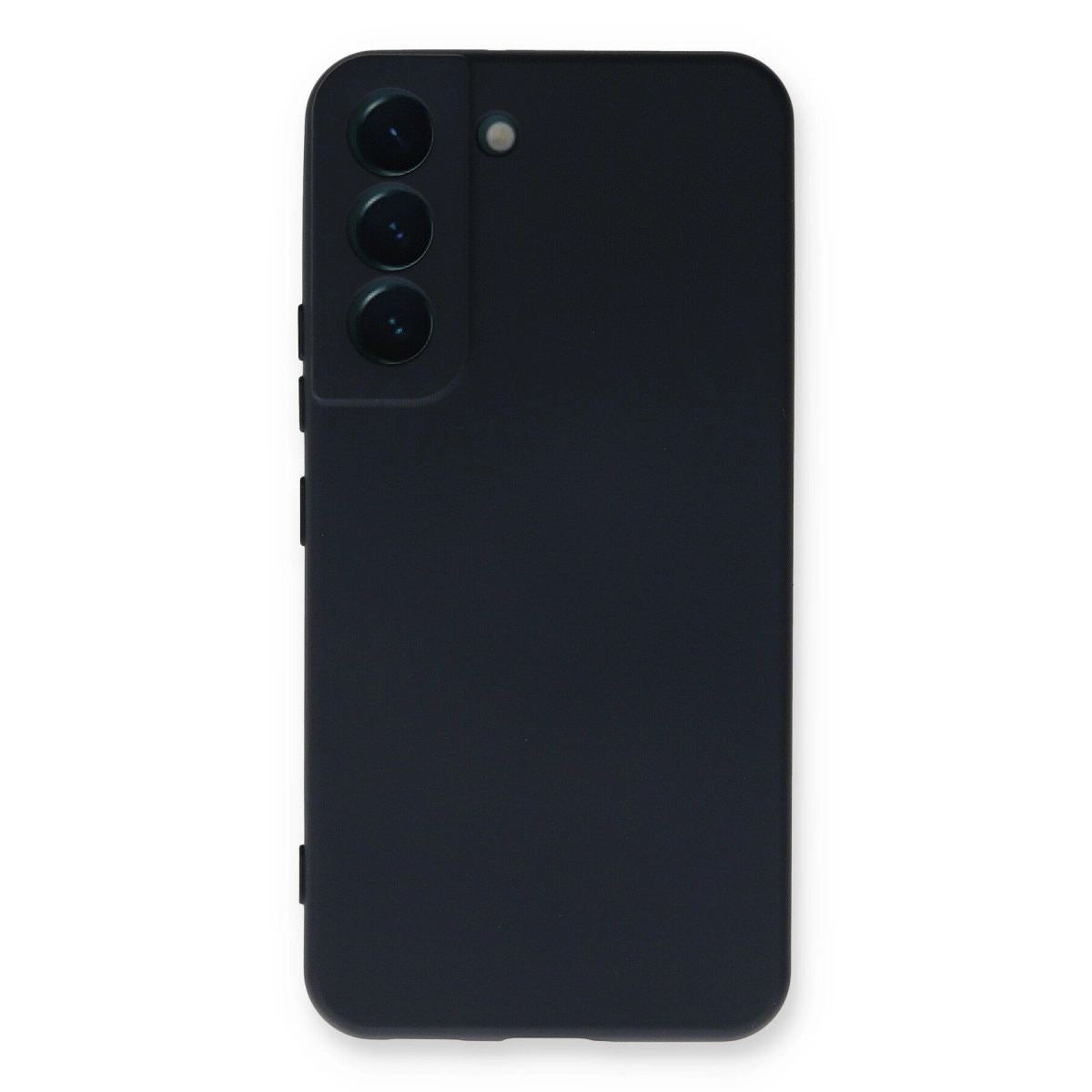Samsung Galaxy S22 Plus Kılıf Nano İçi Kadife Silikon - Lacivert