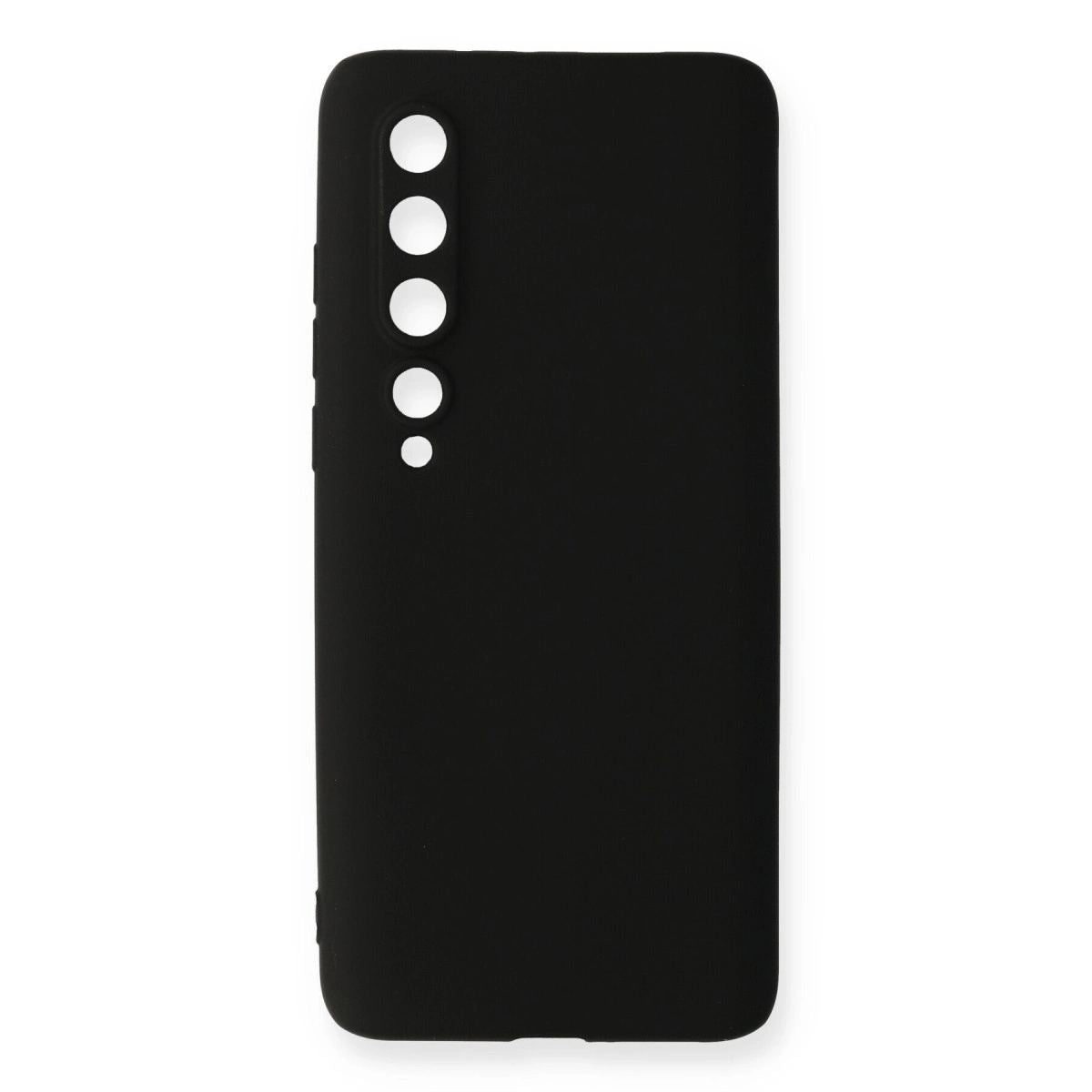 Xiaomi Mi 10 Kılıf First Silikon - Siyah