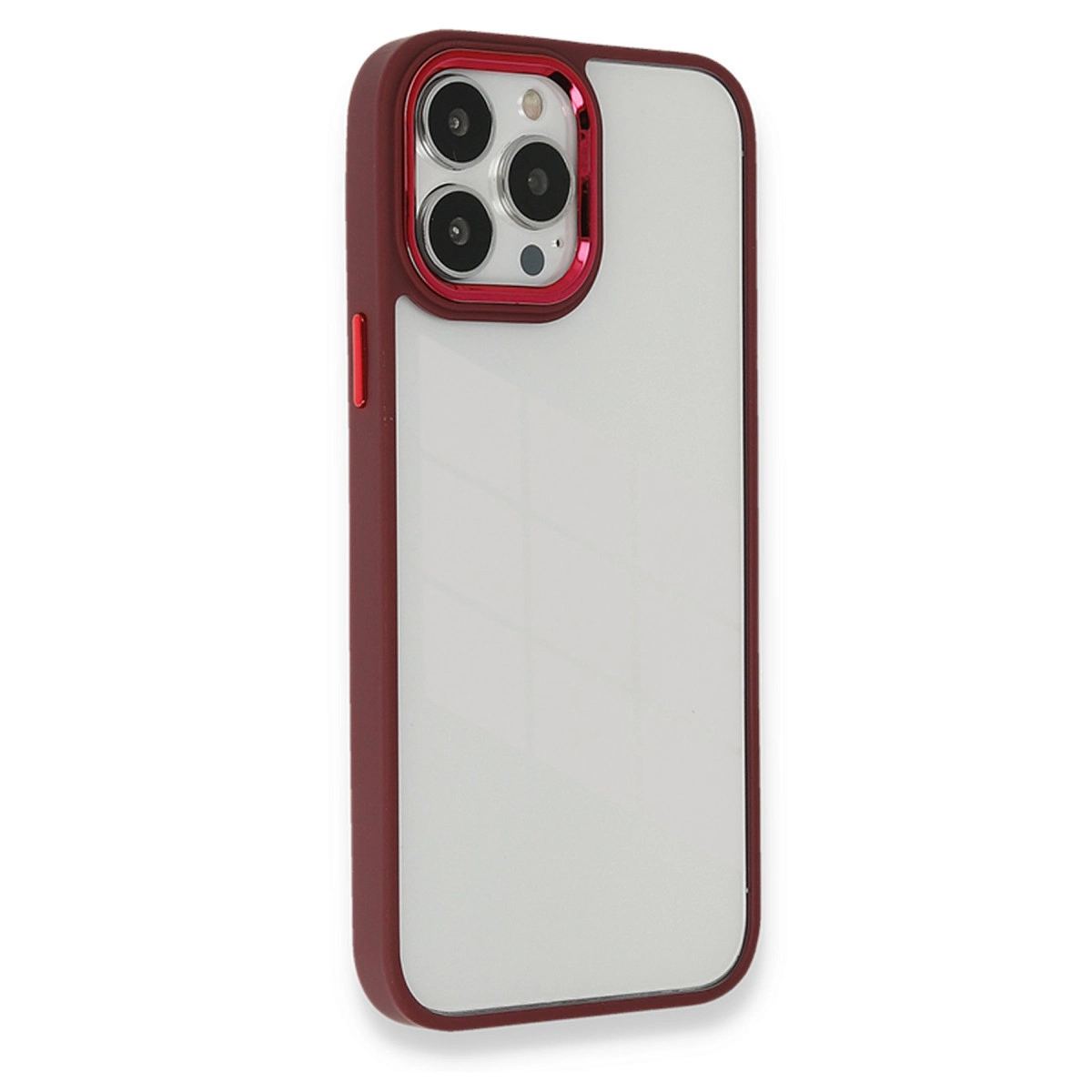 Apple İphone 13 Pro Max Kılıf Dora Kapak - Kırmızı