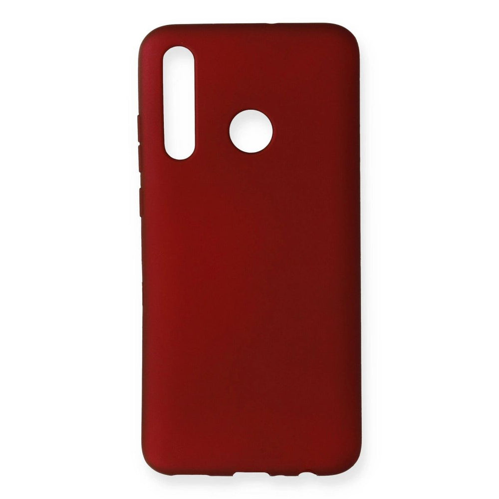 Huawei Honor 20 Lite Kılıf First Silikon - Bordo