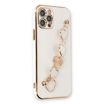 Apple İphone 12 Pro Kılıf Esila Silikon - Beyaz
