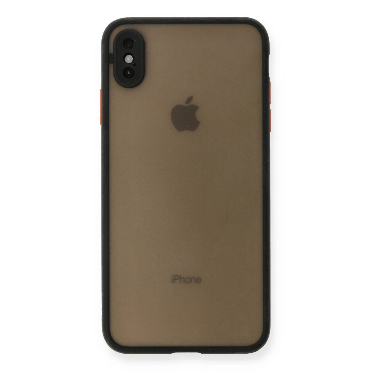 Apple İphone Xs Max Kılıf Montreal Silikon Kapak - Siyah