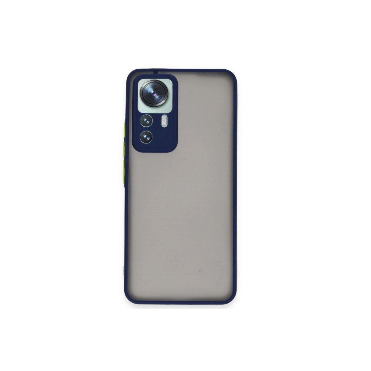 Xiaomi Mi 12t Pro Kılıf Montreal Silikon Kapak - Lacivert