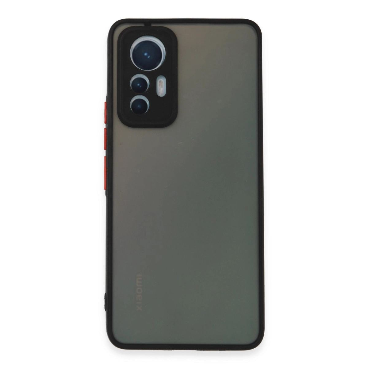 Xiaomi Mi 12 Lite Kılıf Montreal Silikon Kapak - Siyah