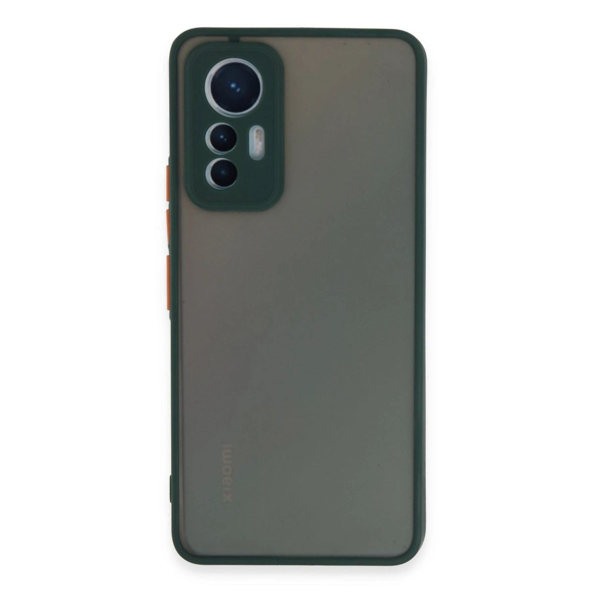 Xiaomi Mi 12 Lite Kılıf Montreal Silikon Kapak - Yeşil
