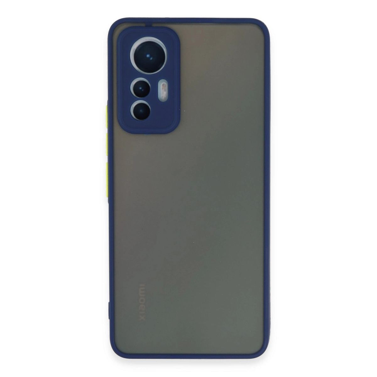 Xiaomi Mi 12 Lite Kılıf Montreal Silikon Kapak - Lacivert