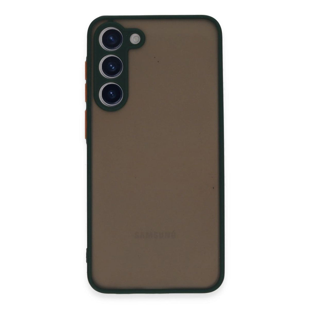 Samsung Galaxy S23 Plus Kılıf Montreal Silikon Kapak - Yeşil