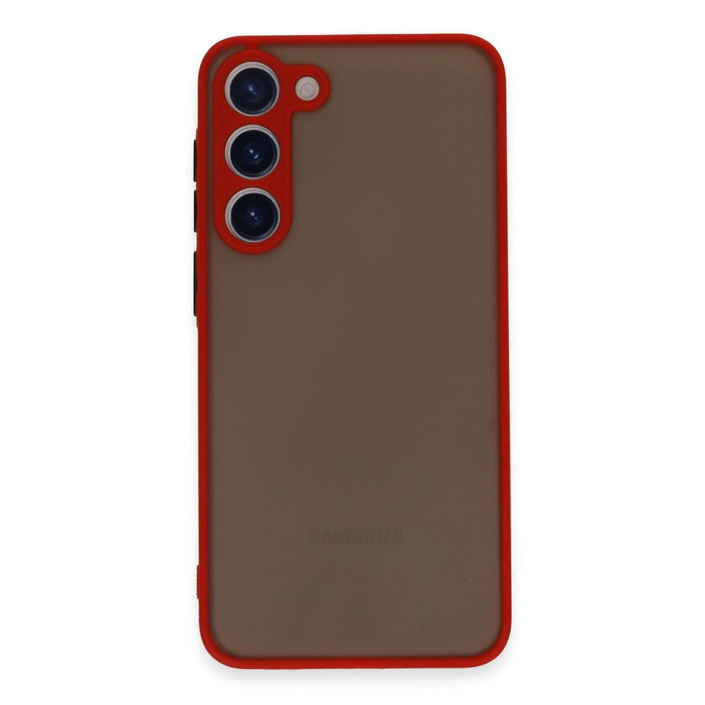 Samsung Galaxy S23 Plus Kılıf Montreal Silikon Kapak - Kırmızı