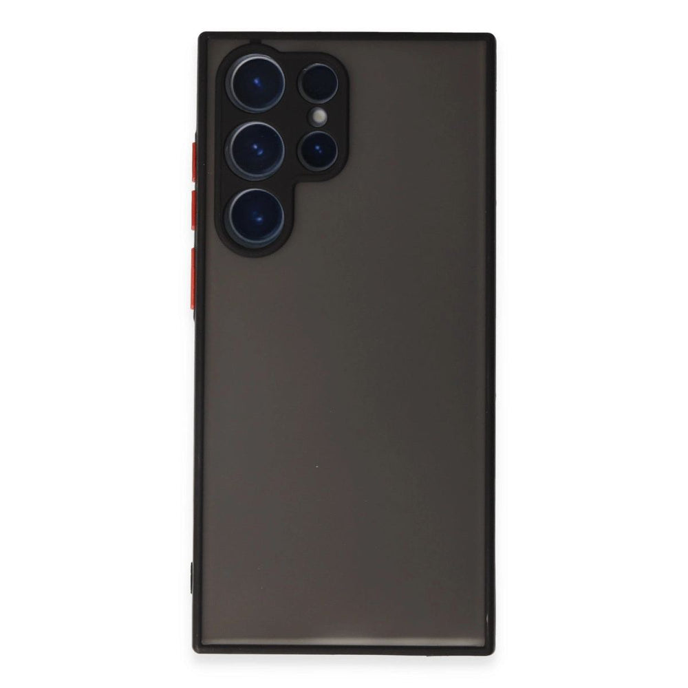 Samsung Galaxy S23 Ultra Kılıf Montreal Silikon Kapak - Siyah