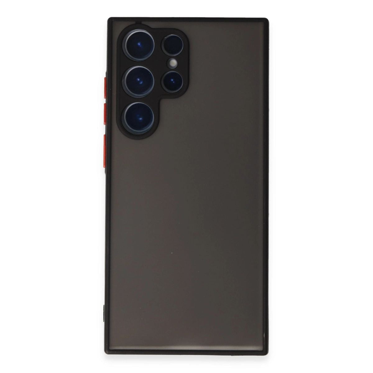 Samsung Galaxy S23 Ultra Kılıf Montreal Silikon Kapak - Siyah