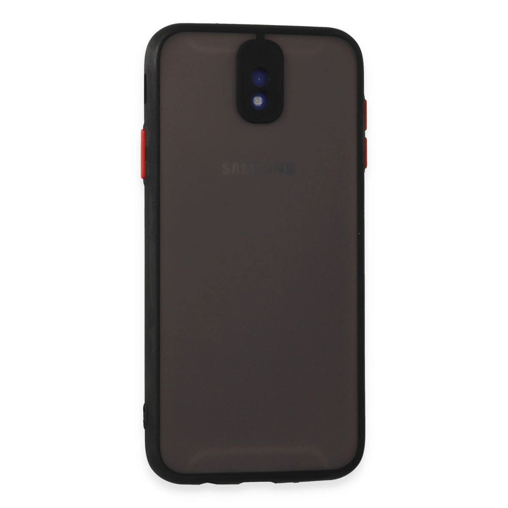 Samsung Galaxy J7 Pro / J730 Kılıf Montreal Silikon Kapak - Siyah