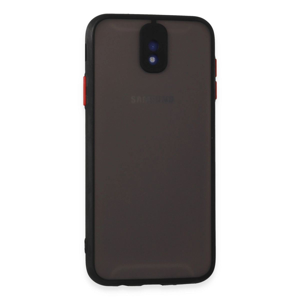 Samsung Galaxy J7 Pro / J730 Kılıf Montreal Silikon Kapak - Siyah