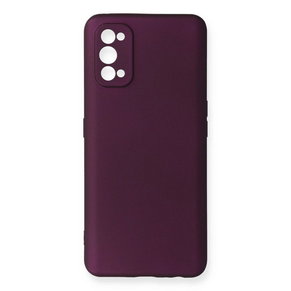 Realme 7 Pro Kılıf First Silikon - Mürdüm