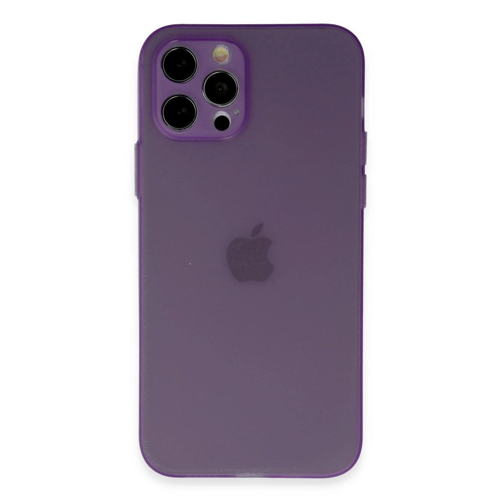 Apple İphone 12 Pro Kılıf Puma Silikon - Koyu Mor