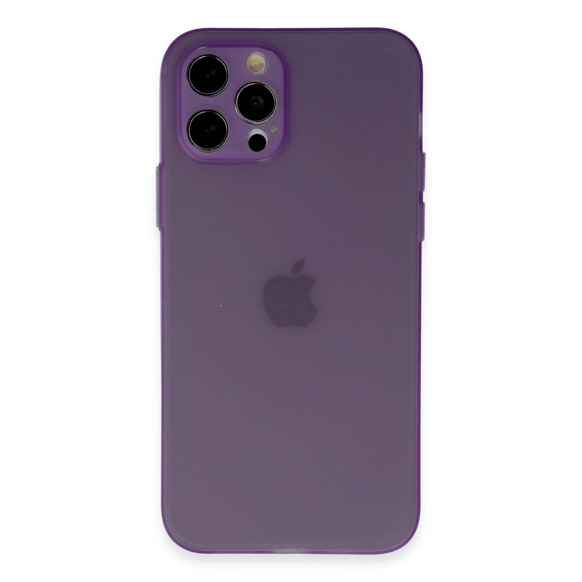 Apple İphone 12 Pro Kılıf Puma Silikon - Koyu Mor