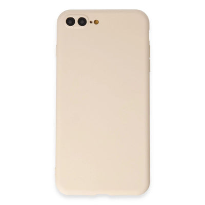 Apple İphone 7 Plus Kılıf First Silikon - Krem