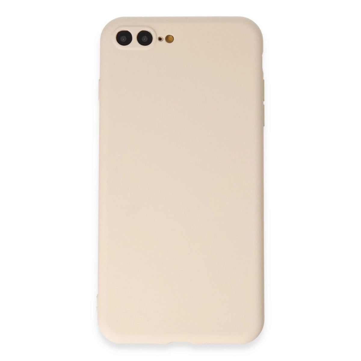 Apple İphone 7 Plus Kılıf First Silikon - Krem