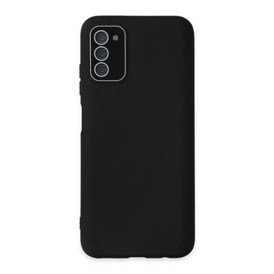 Samsung Galaxy A03s Kılıf Lansman Glass Kapak - Siyah