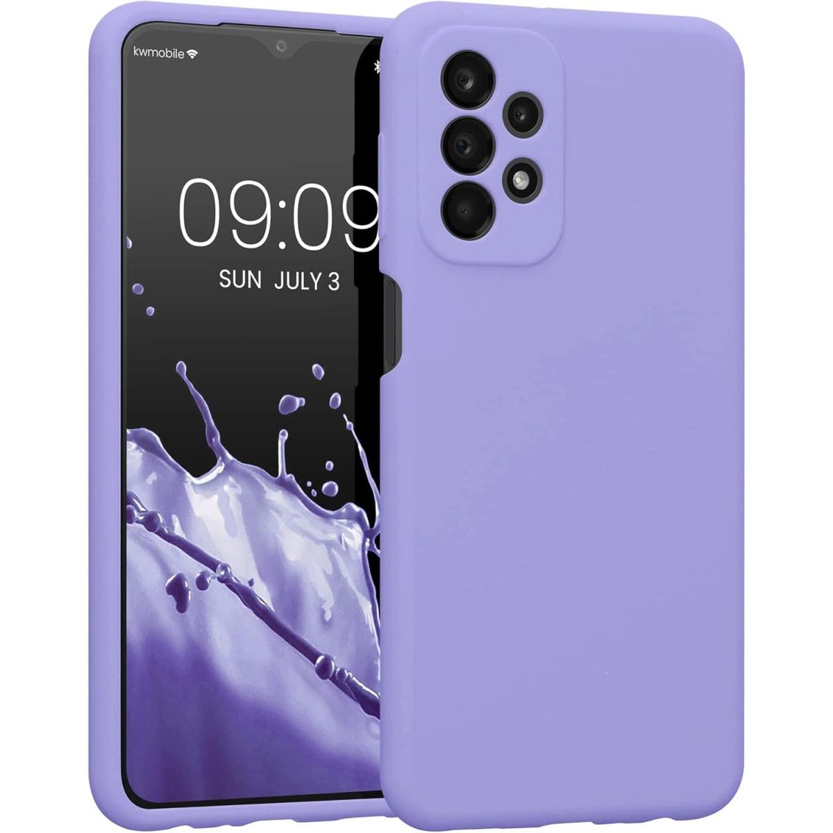 Samsung Galaxy A23 4g Kılıf First Silikon - Lila