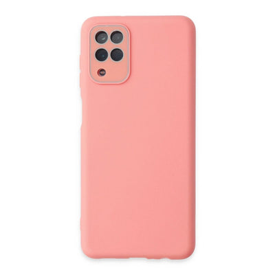 Samsung Galaxy A22 Kılıf Lansman Glass Kapak - Pembe