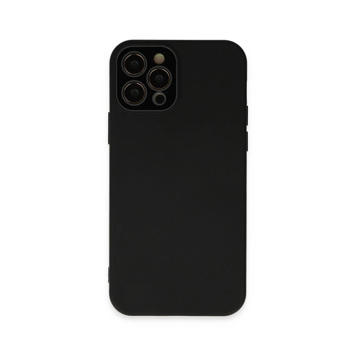 Apple İphone 12 Pro Kılıf Lansman Glass Kapak - Siyah