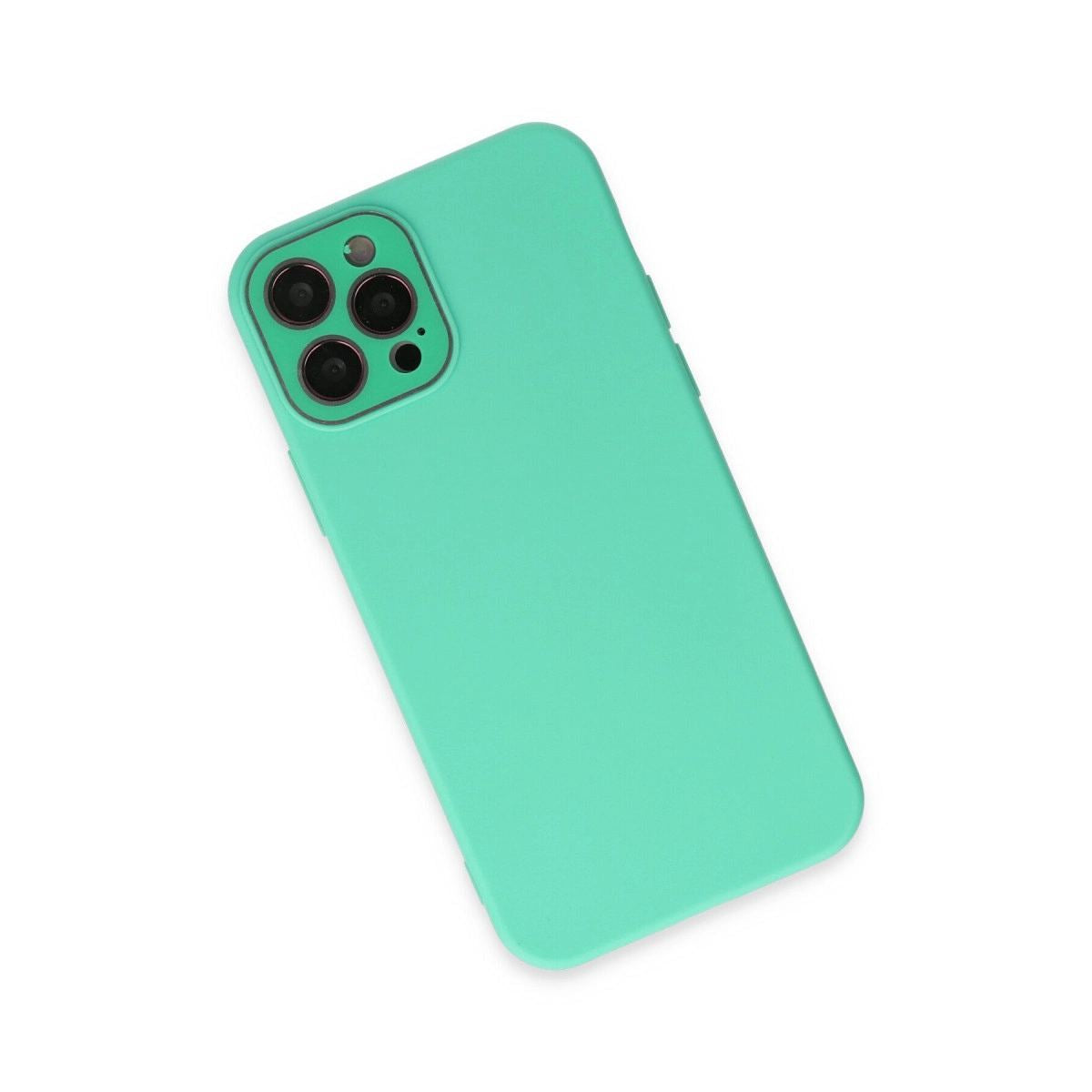 Apple İphone 12 Pro Kılıf Lansman Glass Kapak - Turkuaz