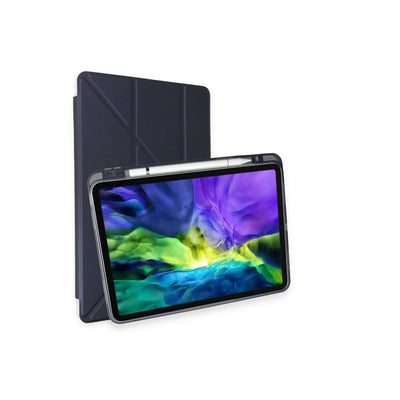 Apple İpad Pro 11 (2018) Kılıf Kalemlikli Mars Tablet Kılıfı - Lacivert