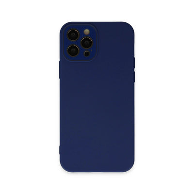 Apple İphone 12 Pro Max Kılıf Lansman Glass Kapak - Sky Blue